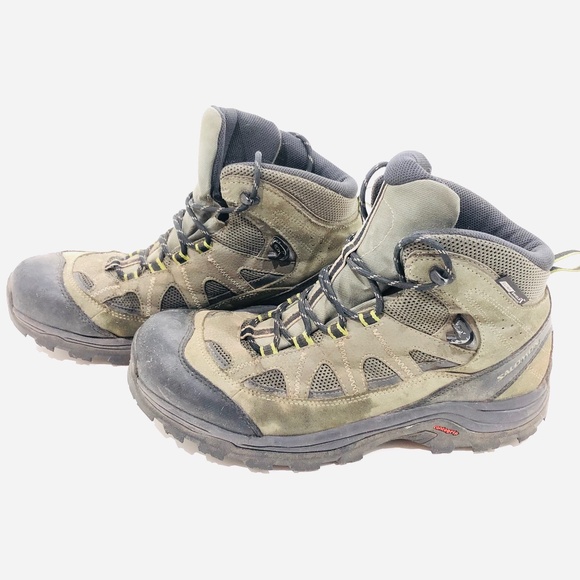 Salomon Gore-Tex Contagrip Hiking Trail Boots 10 - Picture 3 of 7